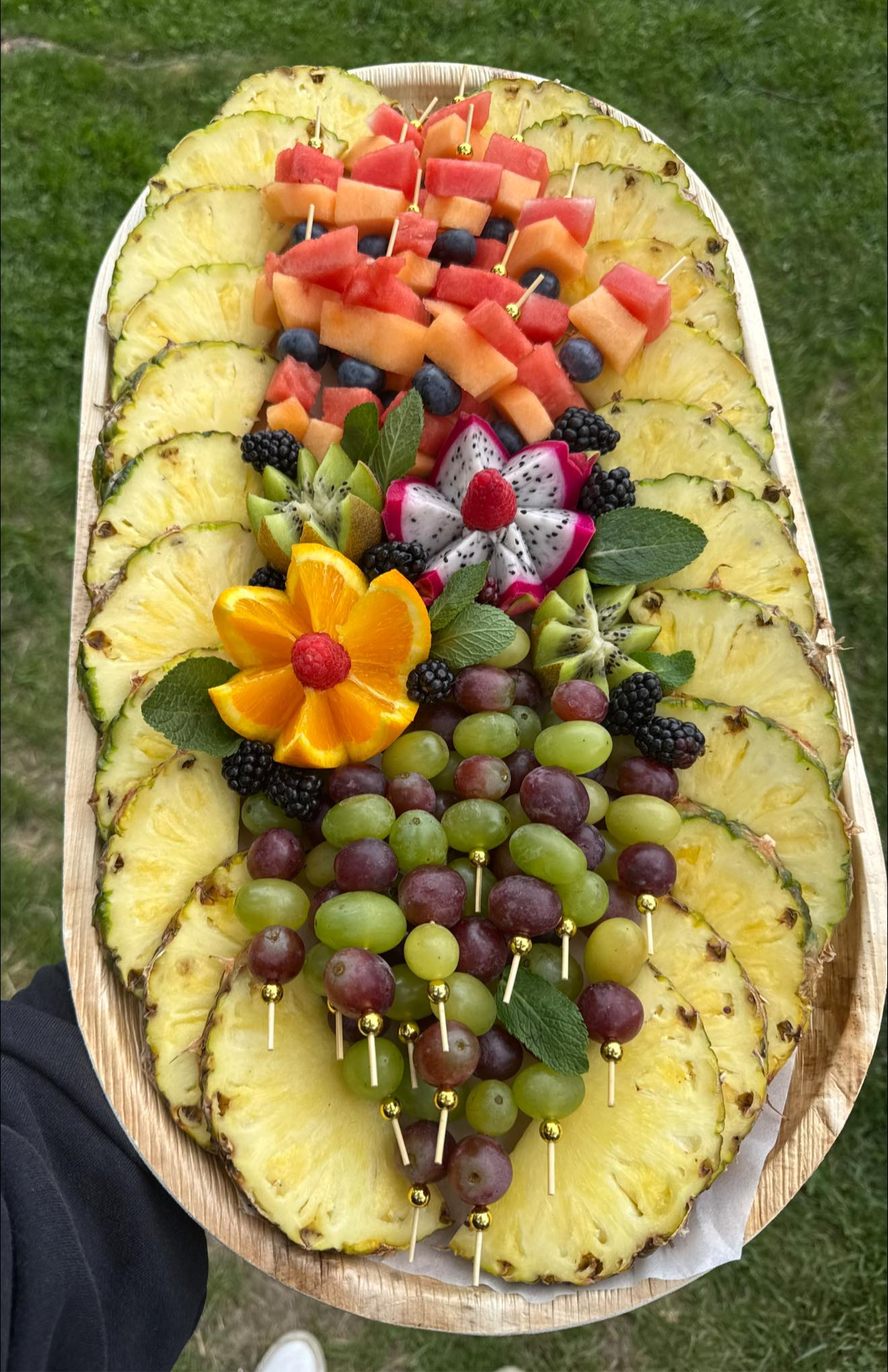 Tropical fruit board by Abbi B's